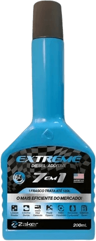 Frasco celeste de Extreme Diesel 7 en 1 de Zaker, 200 ml